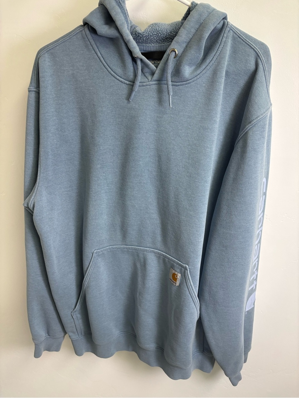 CARHARTT LOOSE FIT HOODIE  MEN LARGE  SKY BLUE